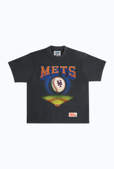 New York Mets Field Garment Dyed T-Shirt - Black