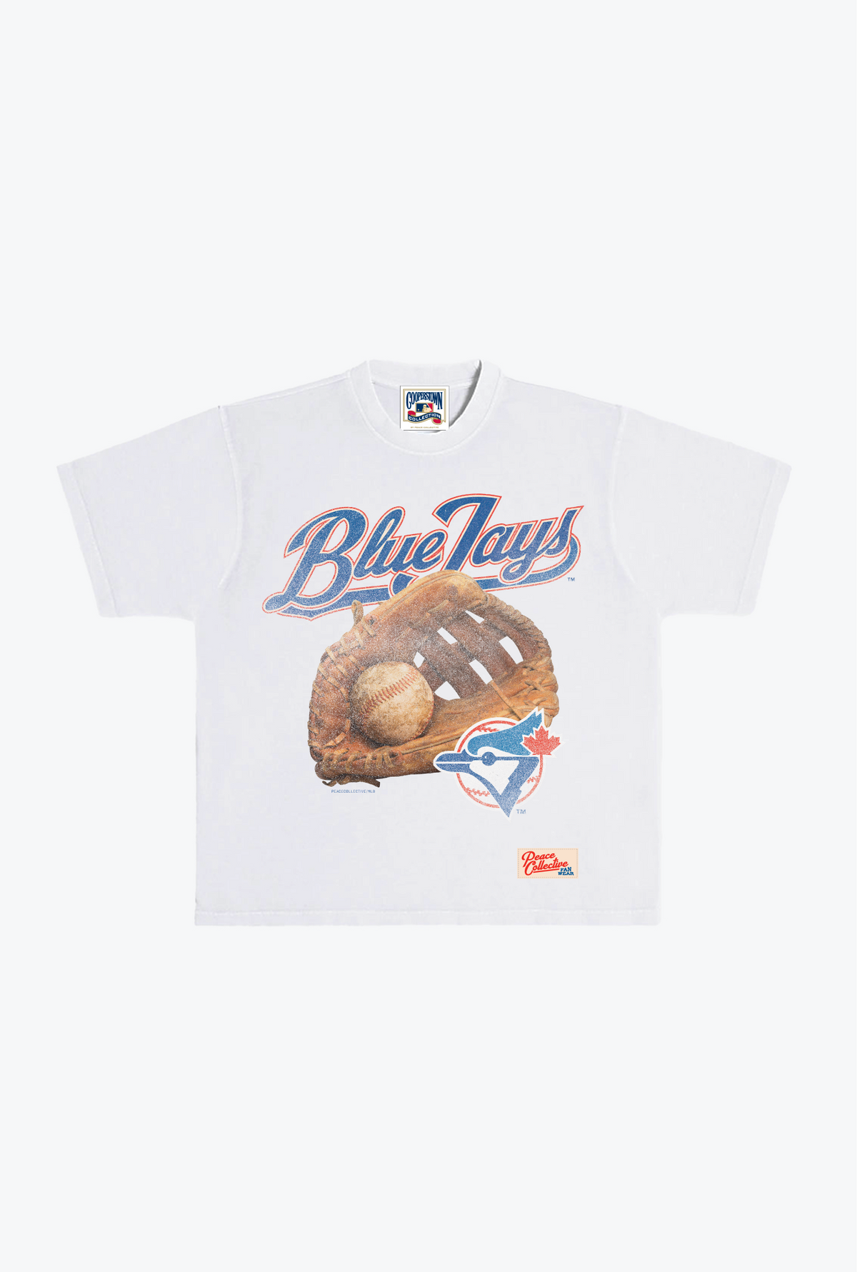 Toronto Blue Jays Glove Heavyweight T-Shirt - White