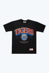 Detroit Tigers Vintage Graphic Heavyweight T-Shirt - Black