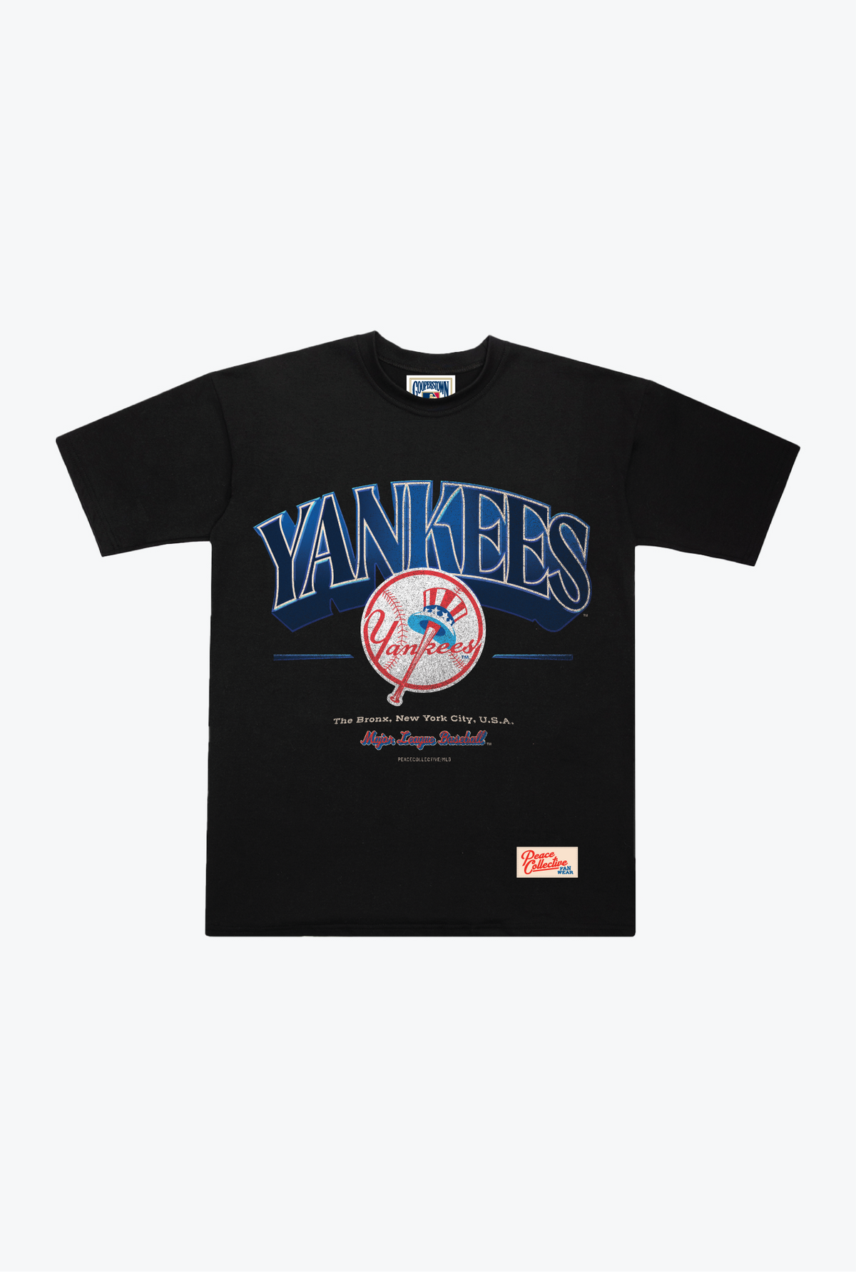 New York Yankees Vintage Graphic Heavyweight T-Shirt - Black