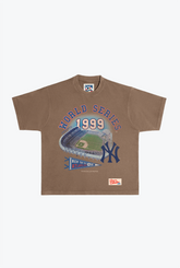 New York Yankees Vintage Heavyweight Garment Dyed T-Shirt - Sand