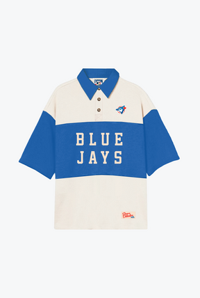 Toronto Blue Jays Oversized Polo - Royal / Ivory