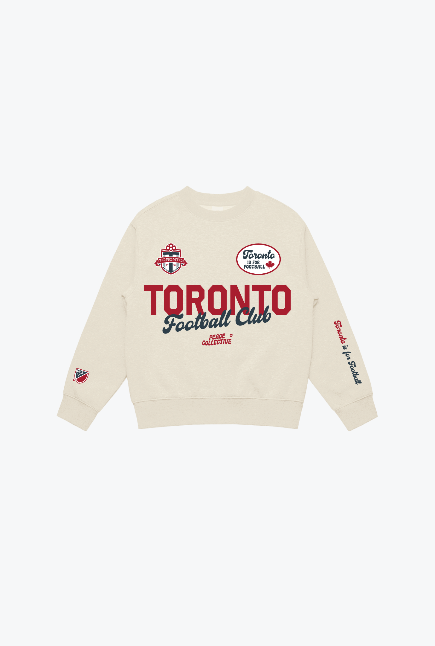 Toronto FC Cheer Kids Crewneck - Ivory