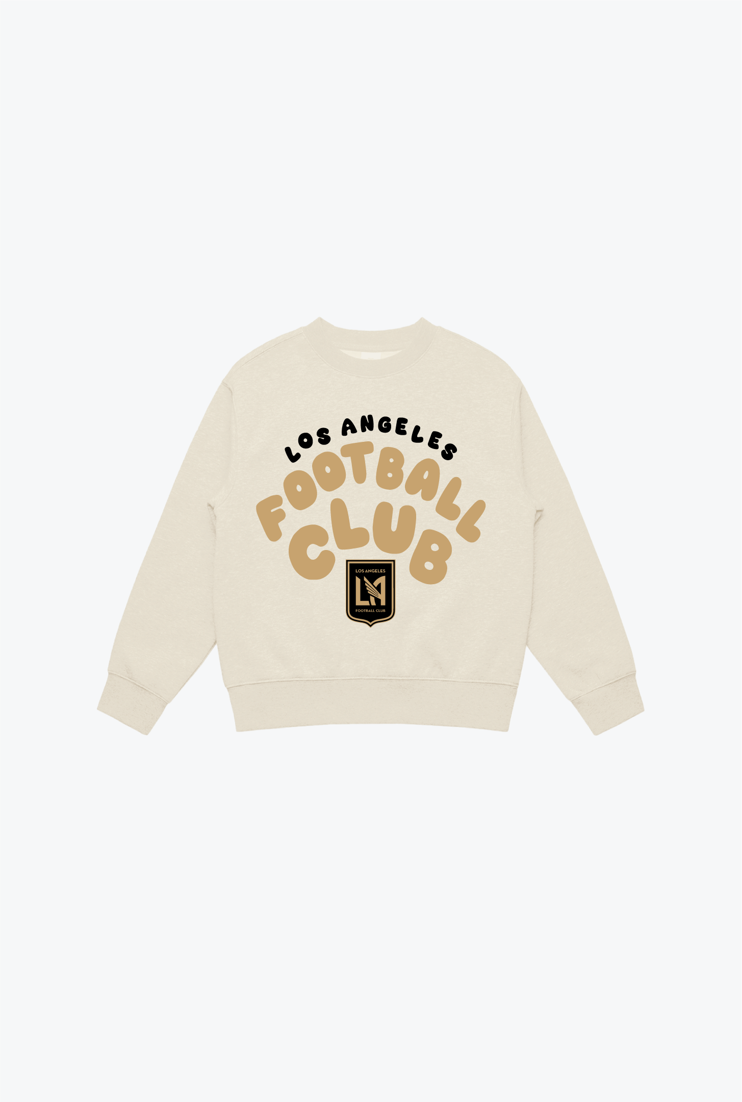 Los Angeles FC Bubble Kids Crewneck - Ivory