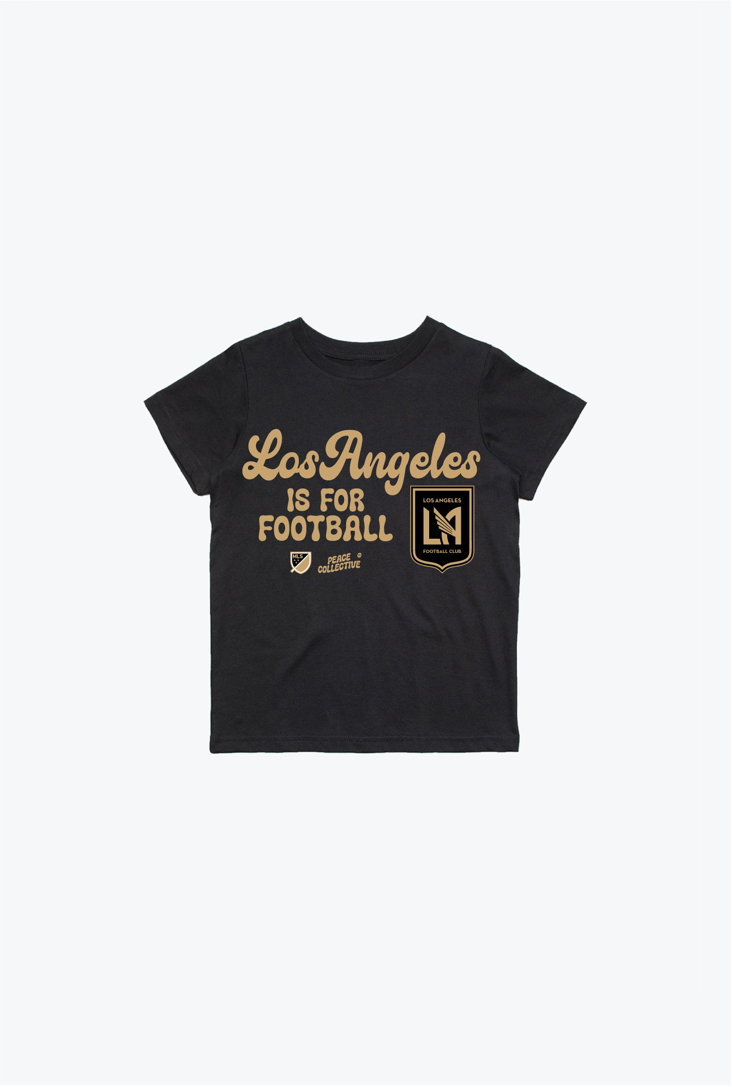 Los Angeles FC Bubble Kids T-Shirt - Black