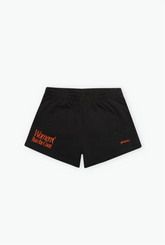 Women Run the Court Women's Fleece Shorts - Black