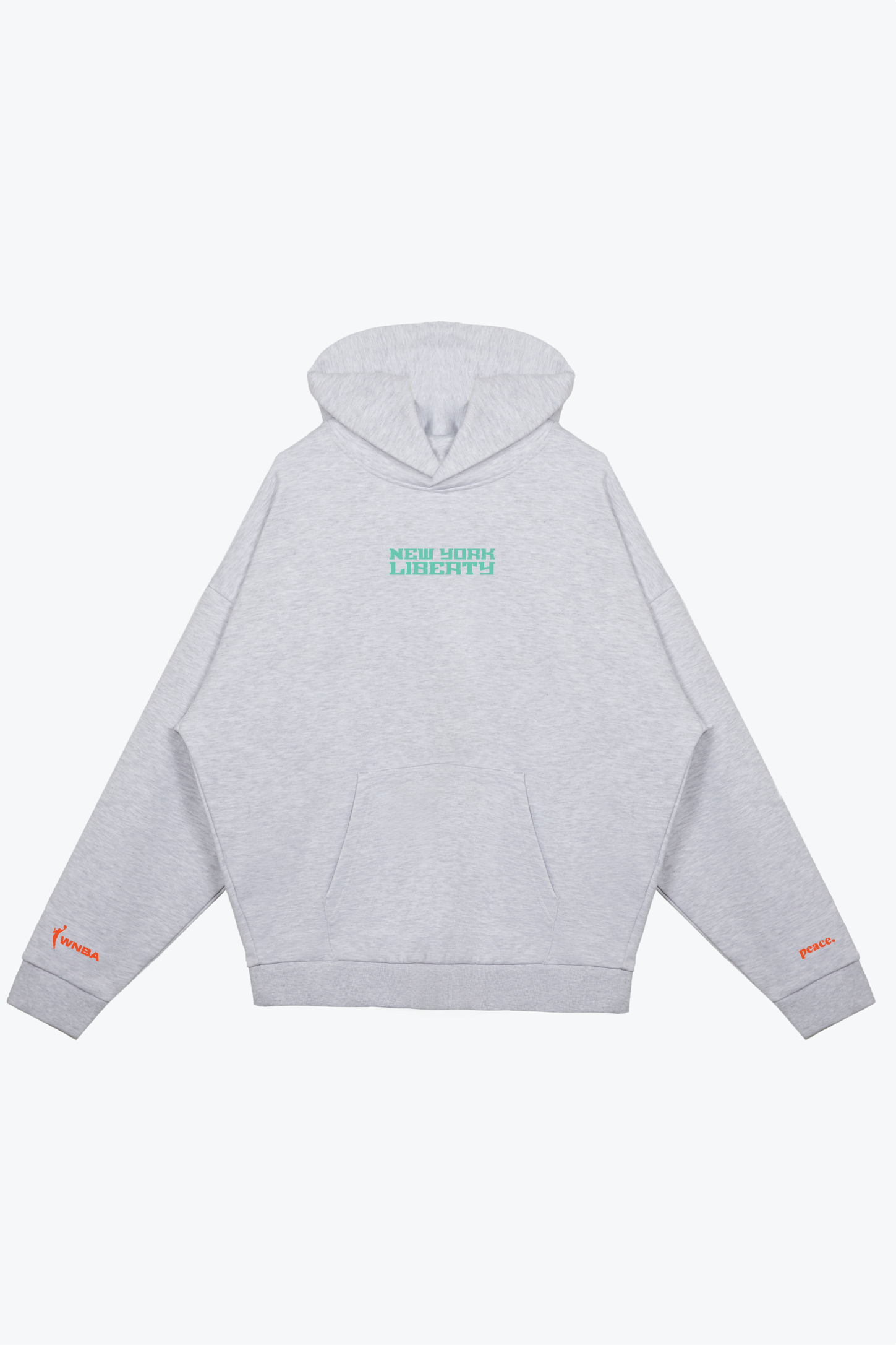 New York Liberty Essentials Heavyweight Hoodie - Ash