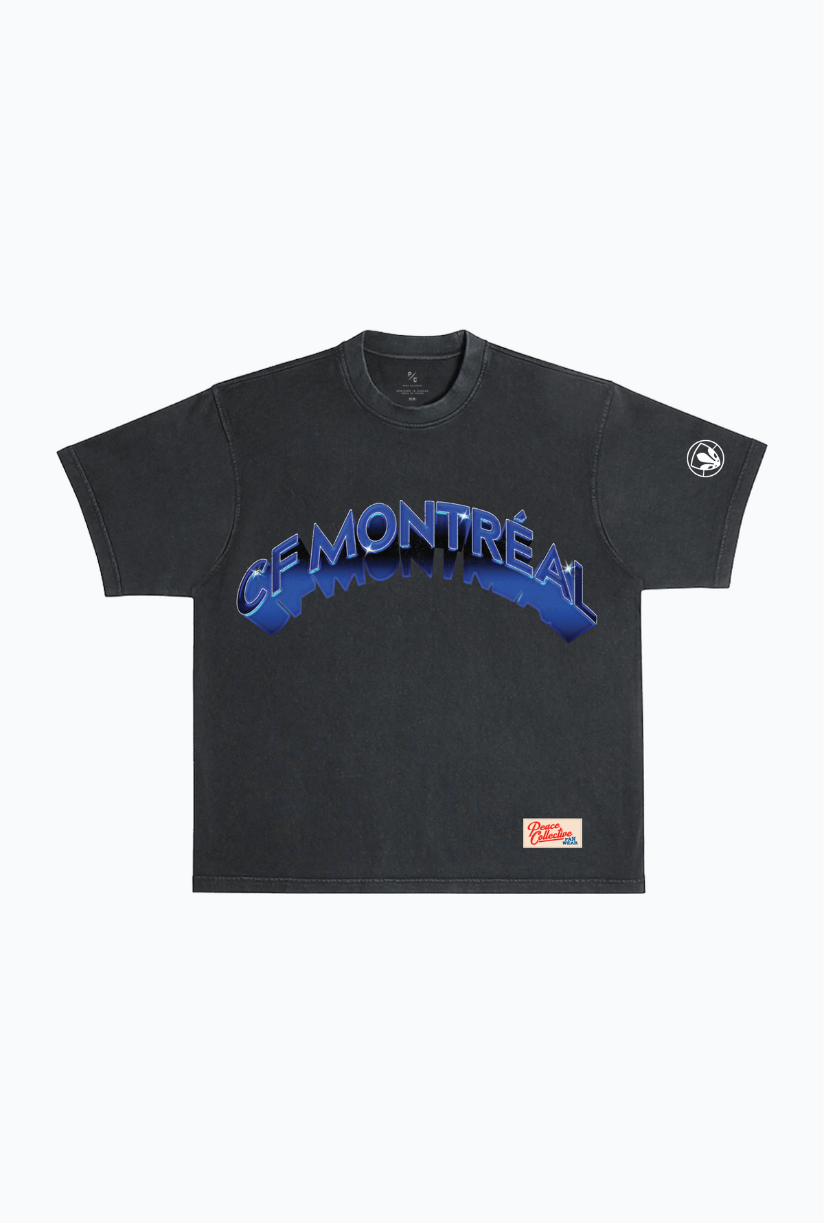 CF Montreal Graffiti Heavyweight Garment Dyed T-Shirt - Black