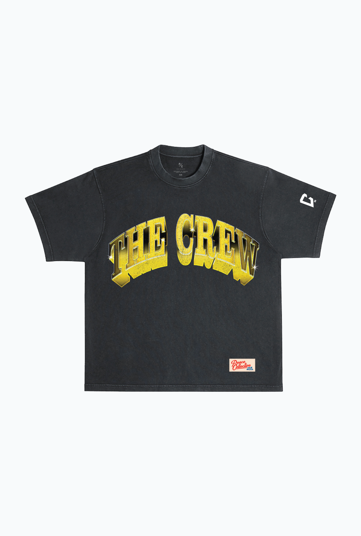 Columbus Crew Graffiti Heavyweight Garment Dyed T-Shirt - Black