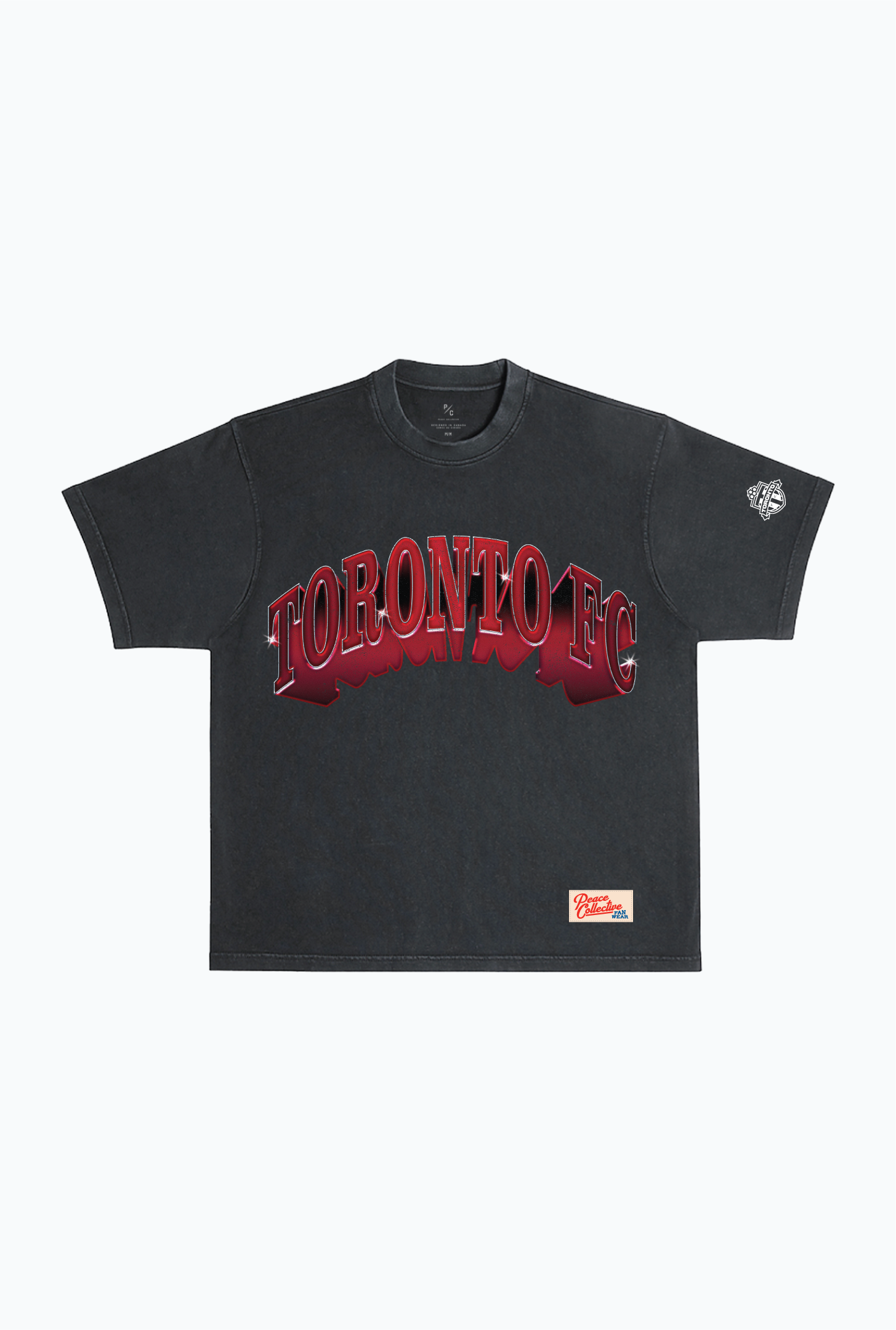 Toronto FC Graffiti Heavyweight Garment Dyed T-Shirt - Black