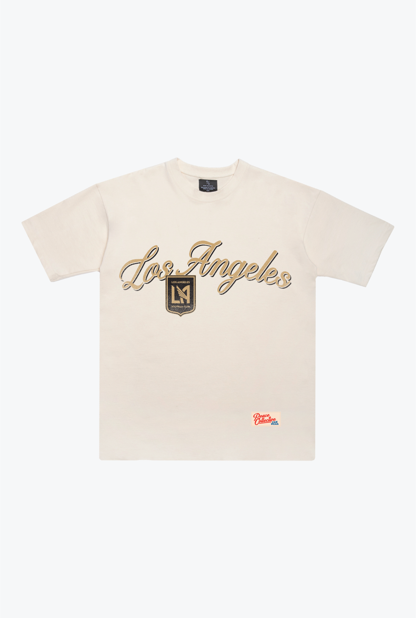 Los Angeles FC Script Heavyweight T-Shirt - Ivory