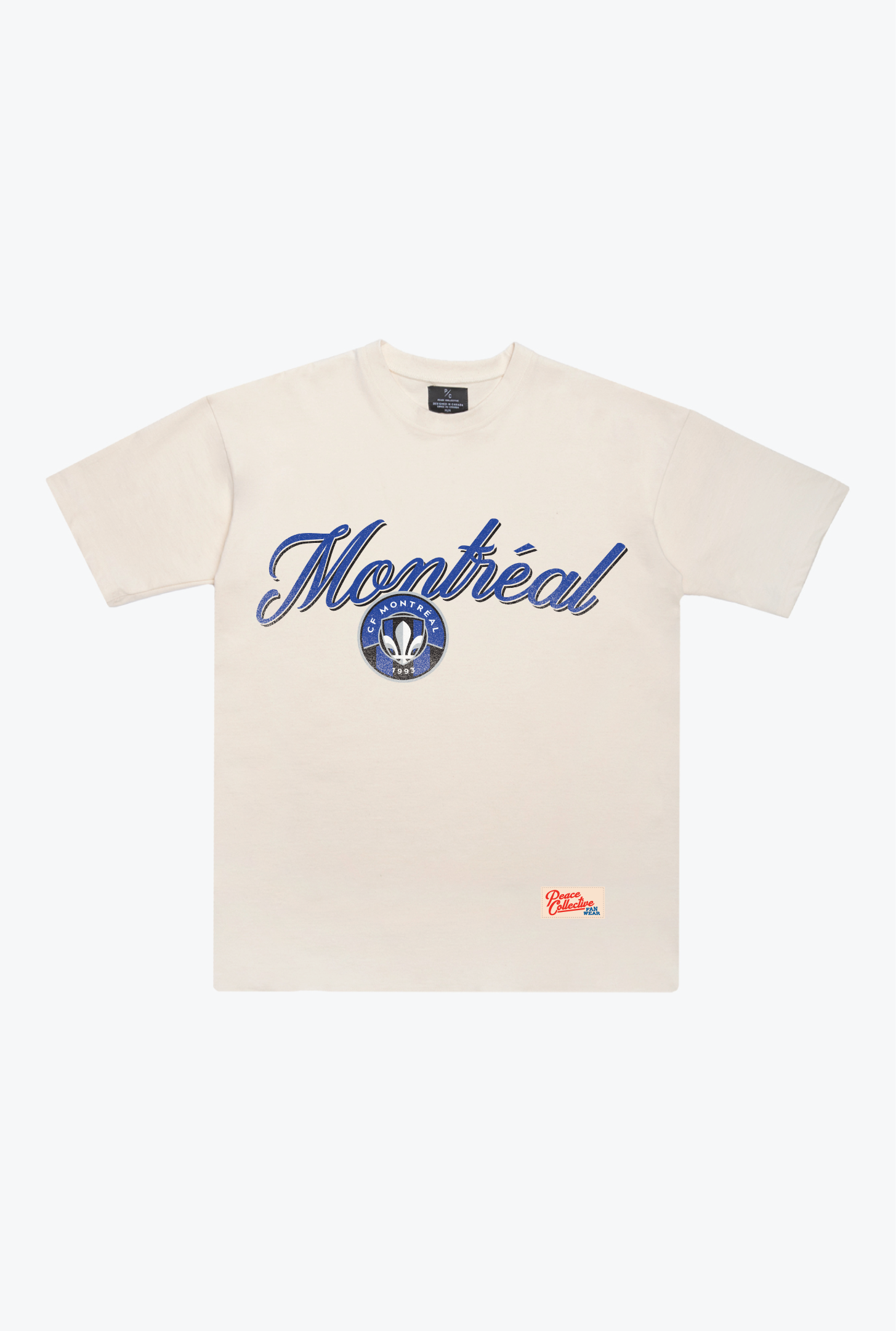 CF Montreal Script Heavyweight T-Shirt - Ivory