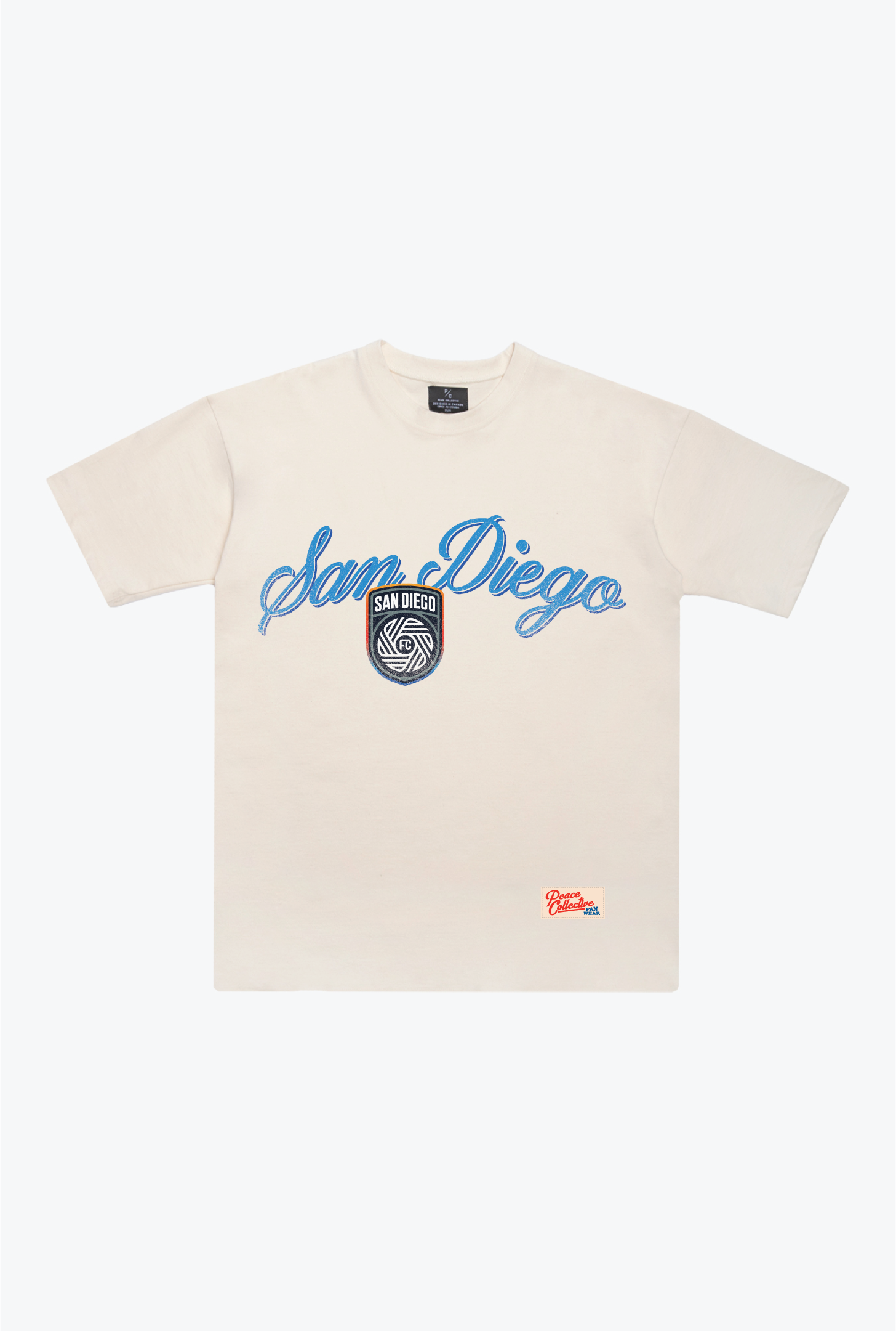 San Diego FC Script Heavyweight T-Shirt - Ivory