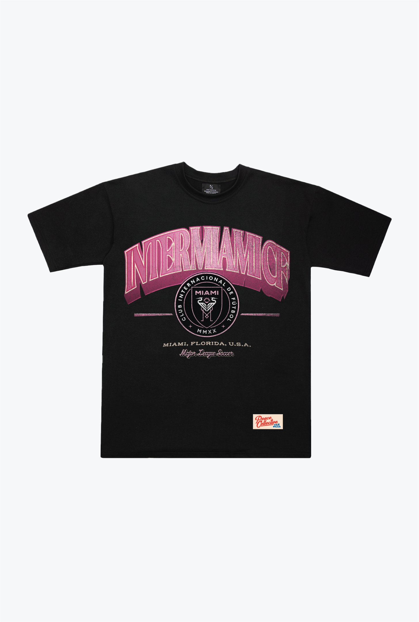 Inter Miami CF Staple Heavyweight T-Shirt - Black