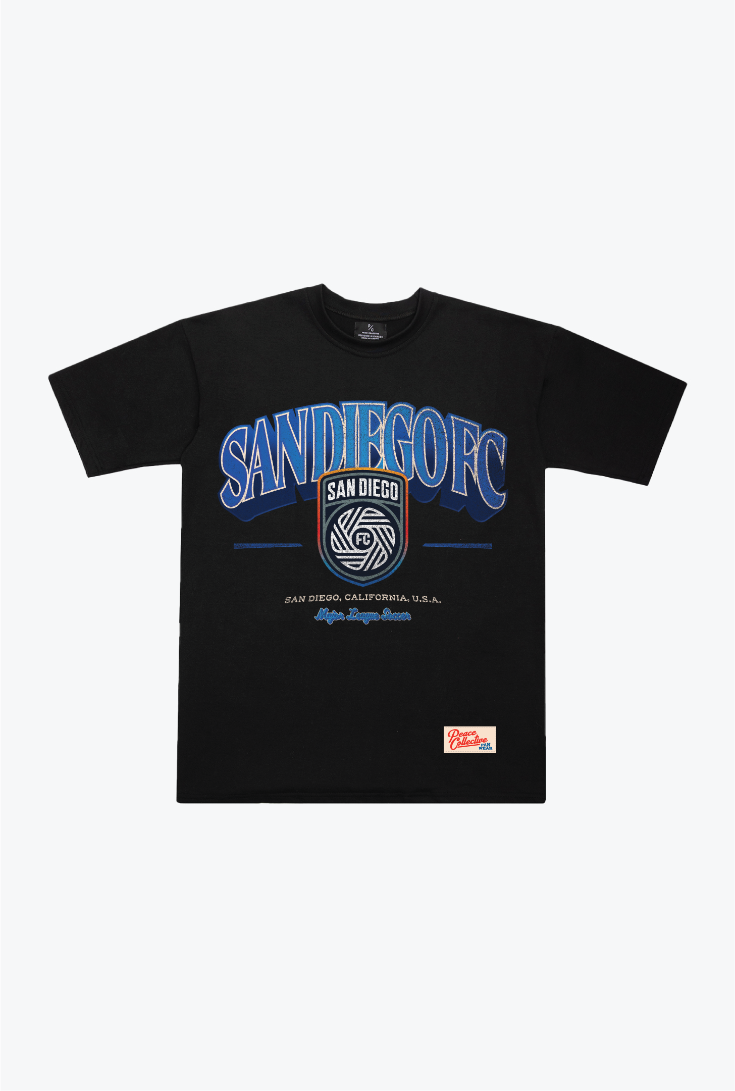 San Diego FC Staple Heavyweight T-Shirt - Black