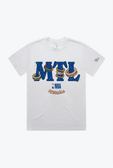 "MTL" Bagel Graphic - White