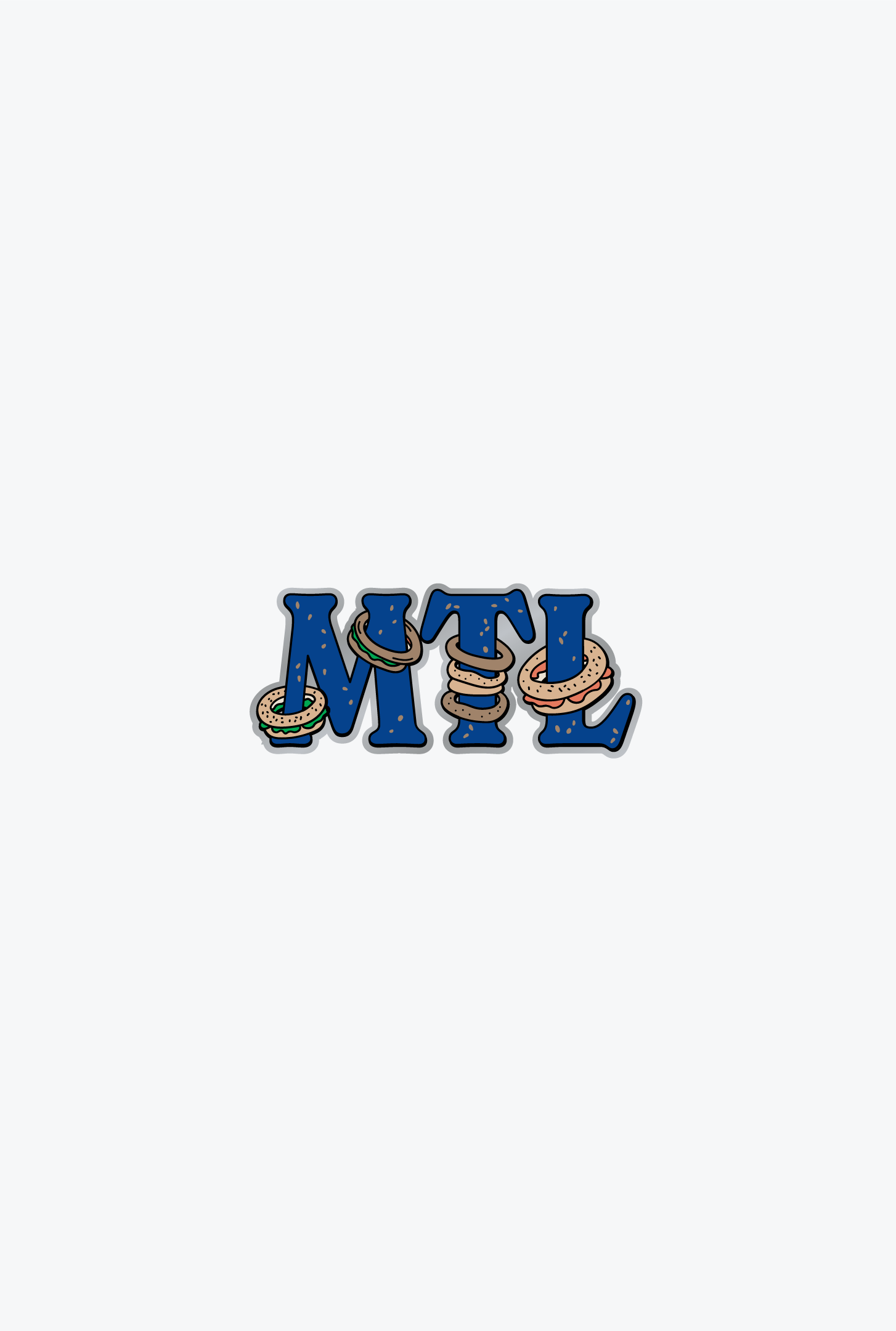 "MTL" Bagel Pin