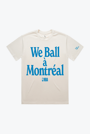 We Ball à Montréal Game Day T-Shirt - Ivory