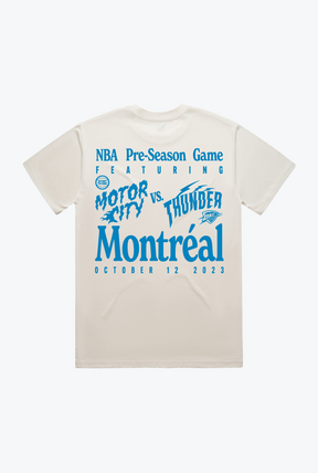 We Ball à Montréal Game Day T-Shirt - Ivory