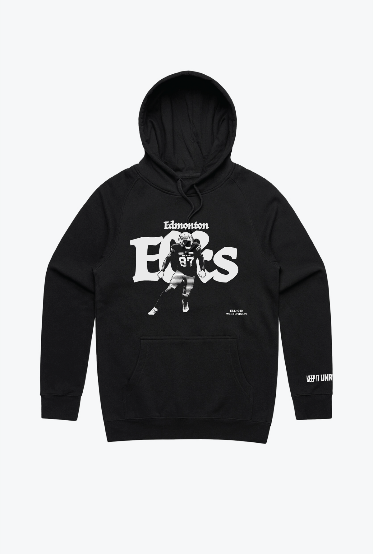 Edmonton Elks Klassischer Hoodie - Schwarz