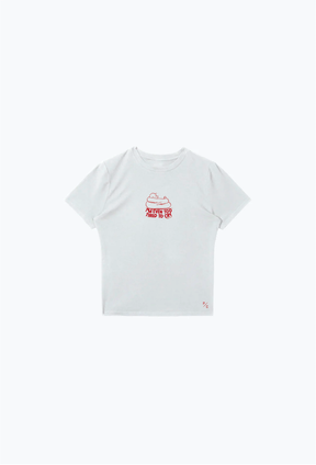 P/C x Peanuts Too Tired Baby Tee - White