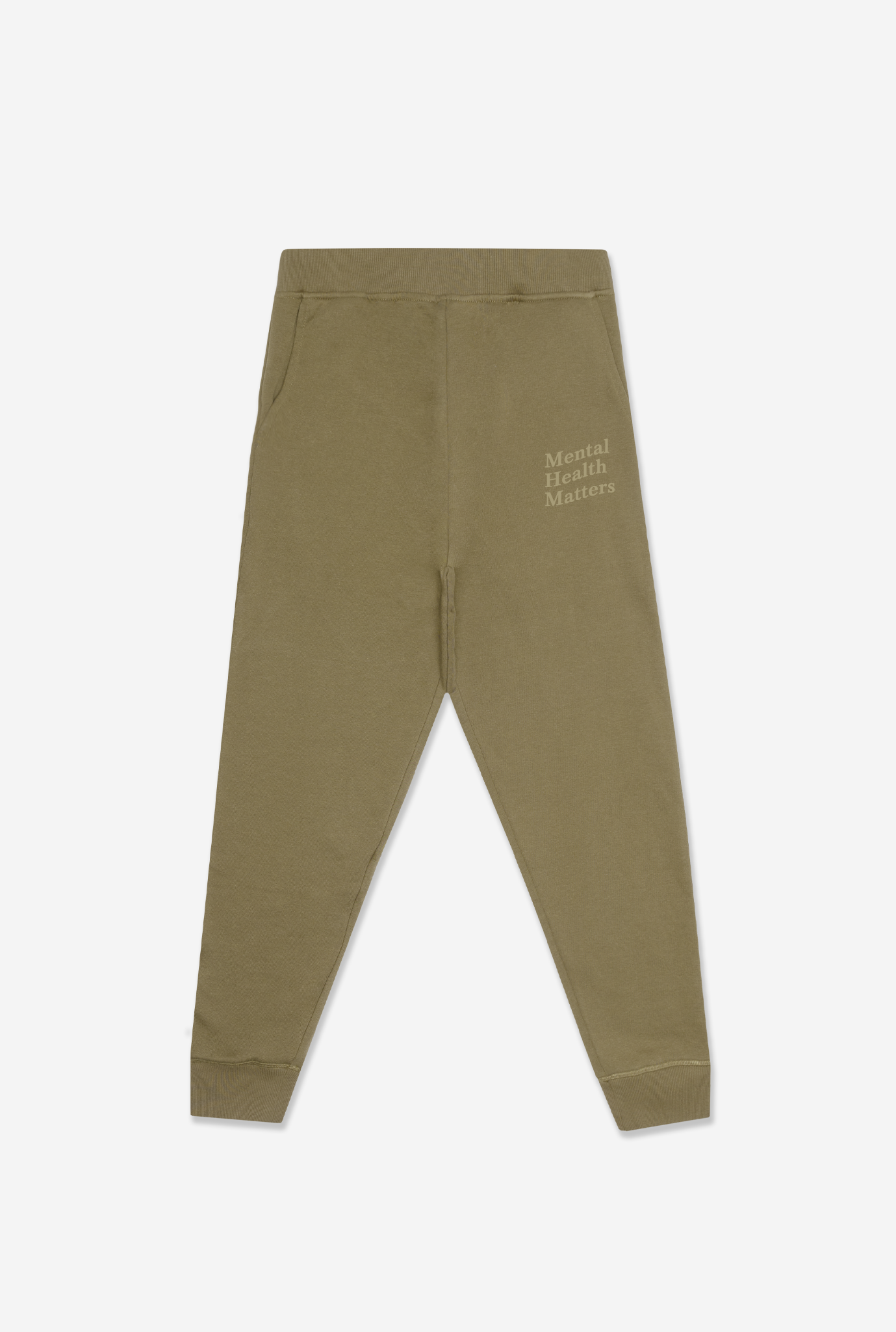 Mental Health Matters Tonal Jogger - Olive