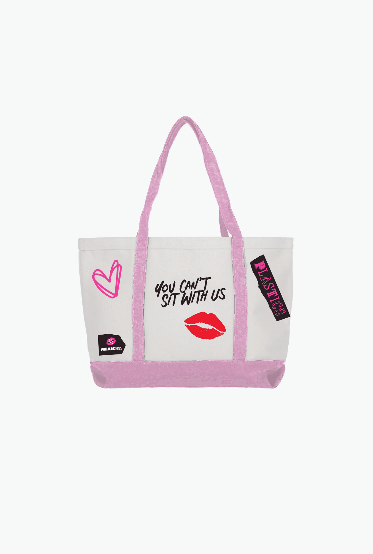 P/C x Mean Girls Mini Tote Bag - Ivory/Pink