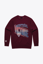 Montréal Victoire Crewneck - Maroon