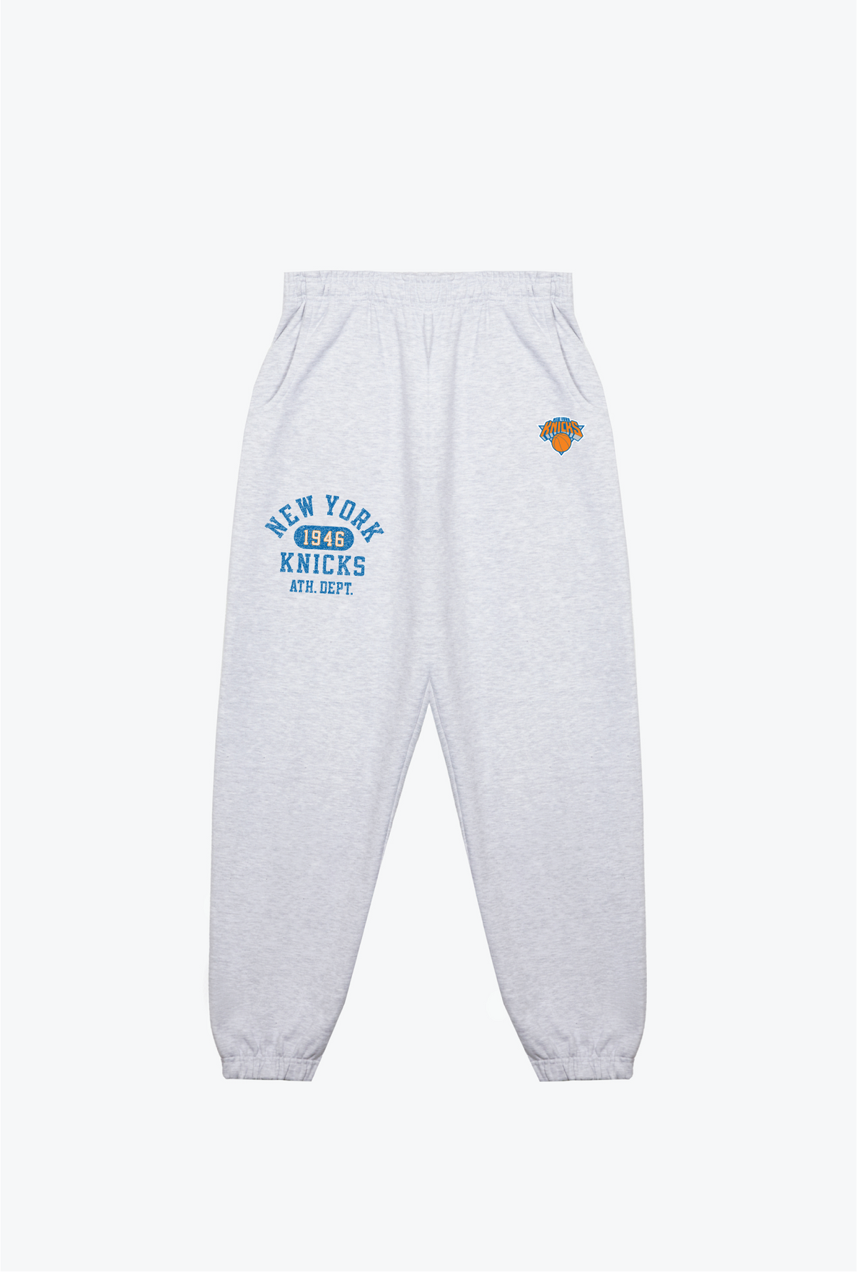 Pantalon de jogging poids lourd Athletic Club des New York Knicks - Cendre