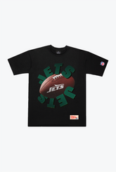 New York Jets Spiral Heavyweight T-Shirt - Black