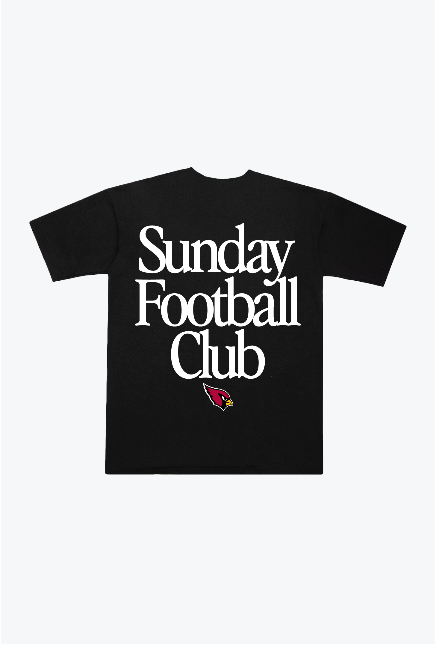 Arizona Cardinals Sunday Football Club Heavyweight T-Shirt - Black