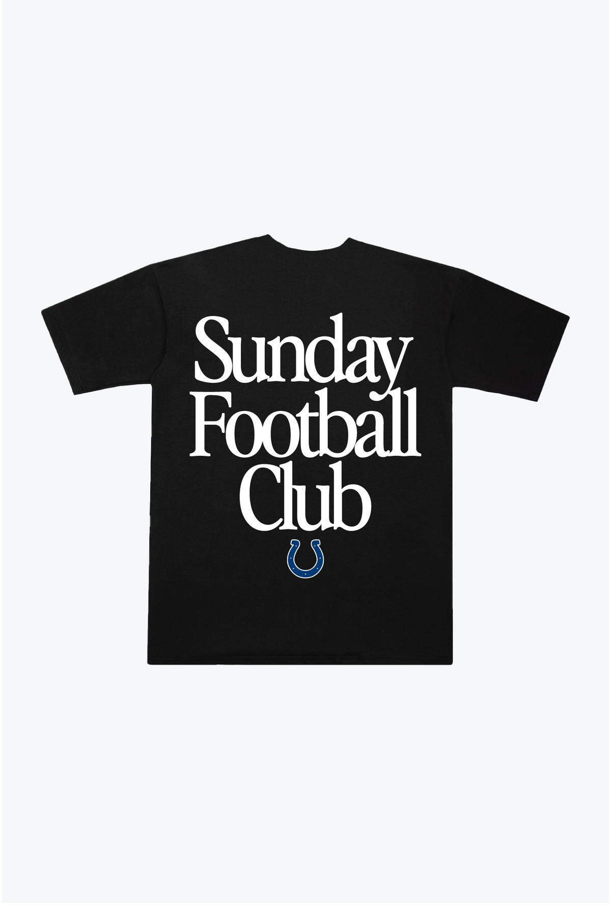 Indianapolis Colts Sunday Football Club Heavyweight T-Shirt - Black