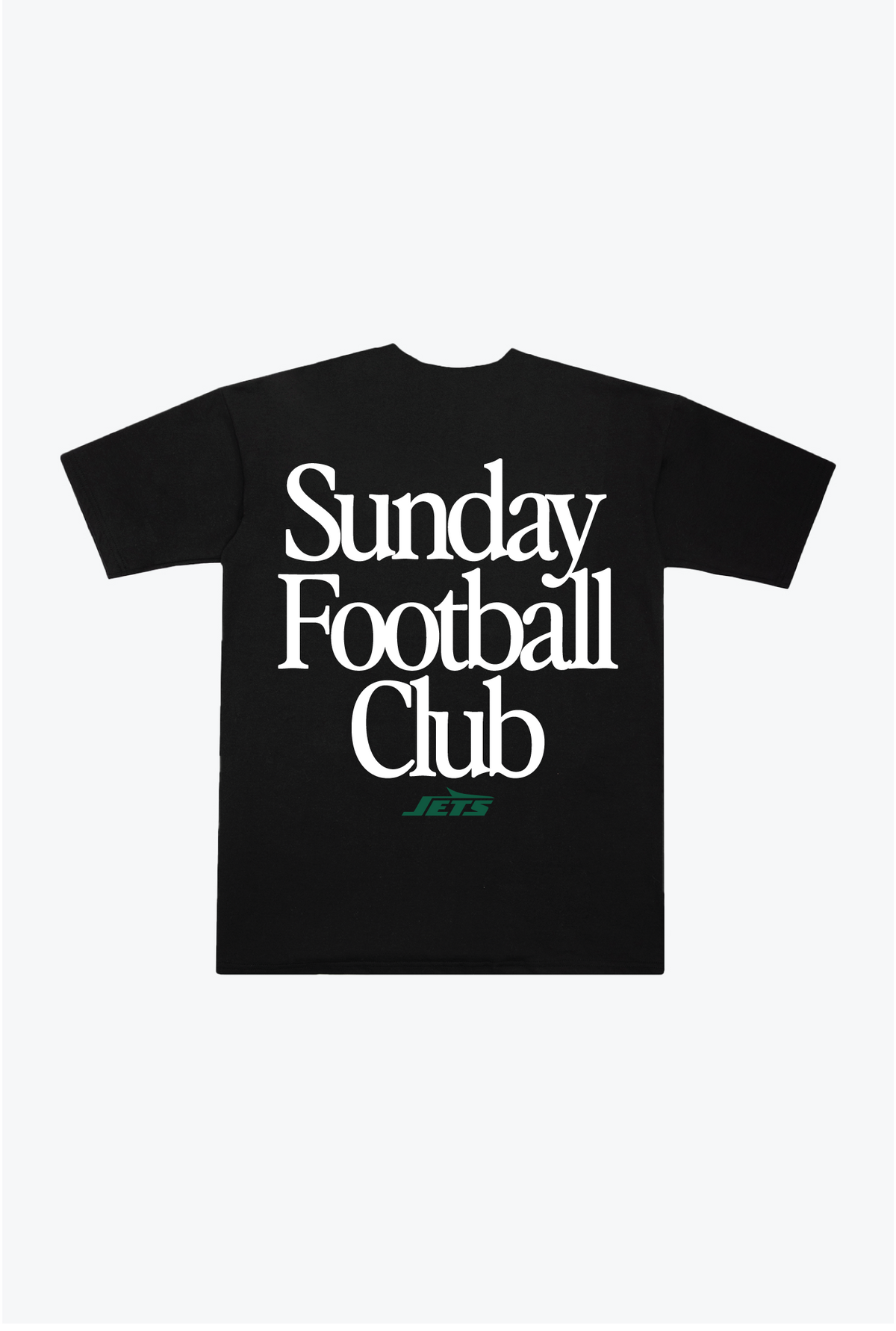 New York Jets Sunday Football Club Heavyweight T-Shirt - Black