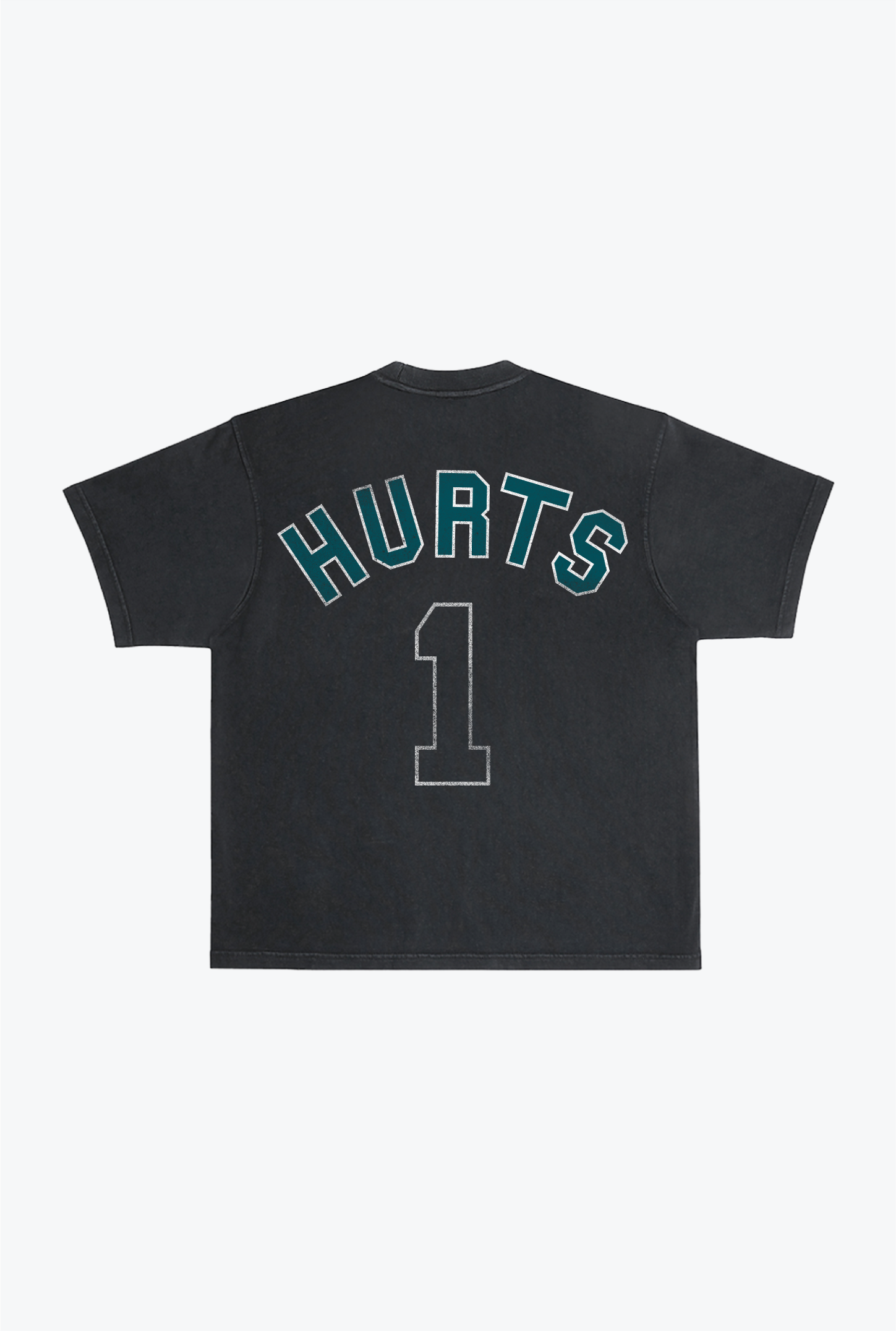 Jalen Hurts Garment Dyed Heavyweight T-Shirt - Black