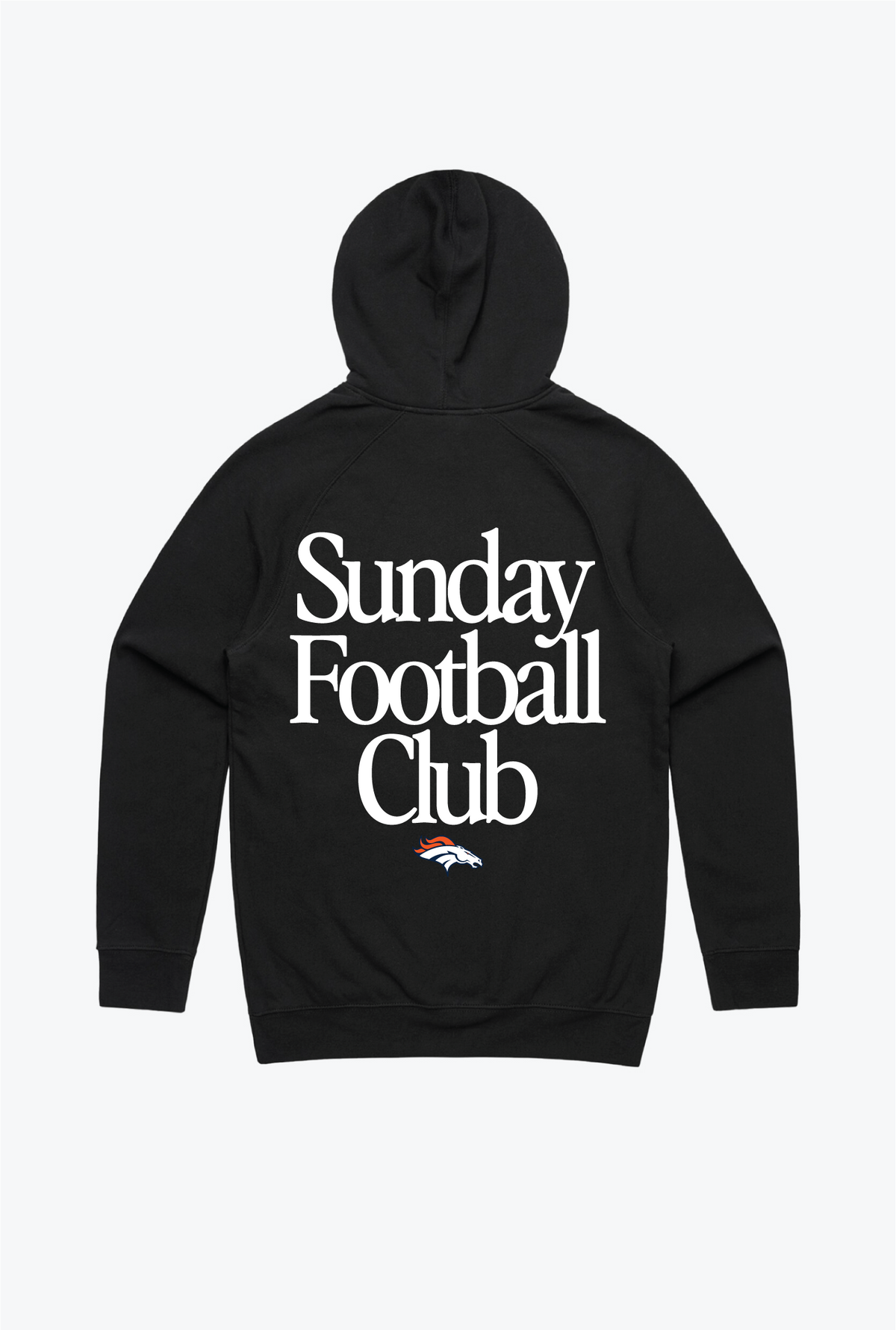 Denver Broncos Sunday Football Club Hoodie - Black