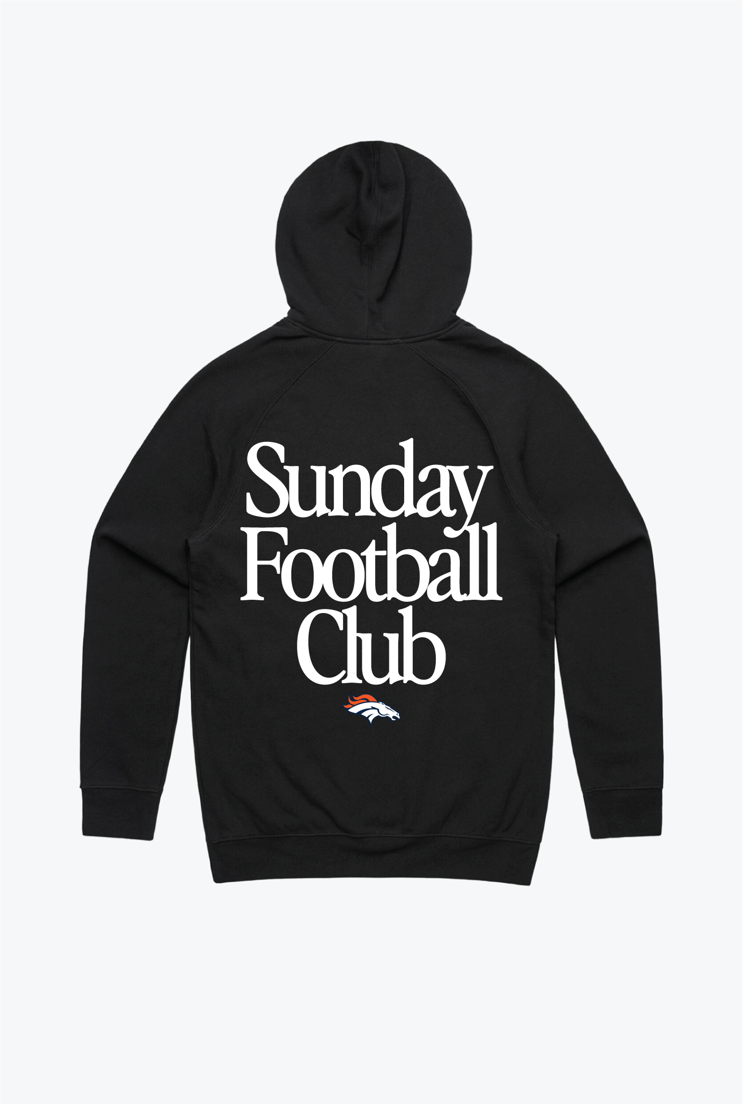 Denver Broncos Sunday Football Club Hoodie - Black