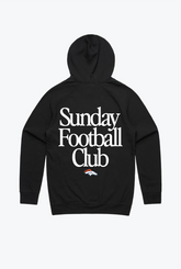 Denver Broncos Sunday Football Club Hoodie - Black