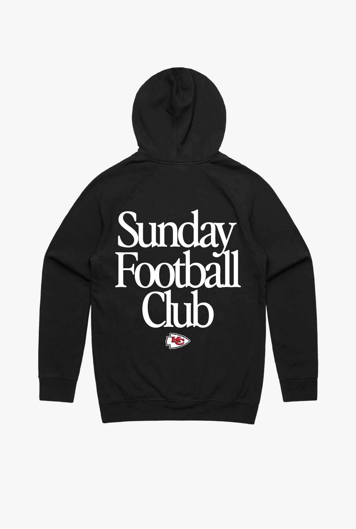 Kansas City Chiefs Sunday Football Club Hoodie - Black