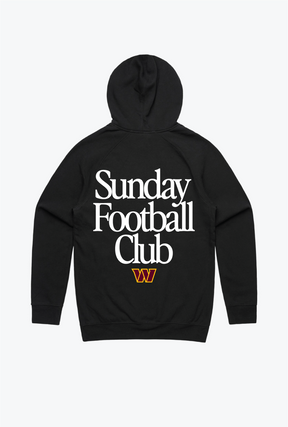 Washington Commanders Sunday Football Club Hoodie - Black