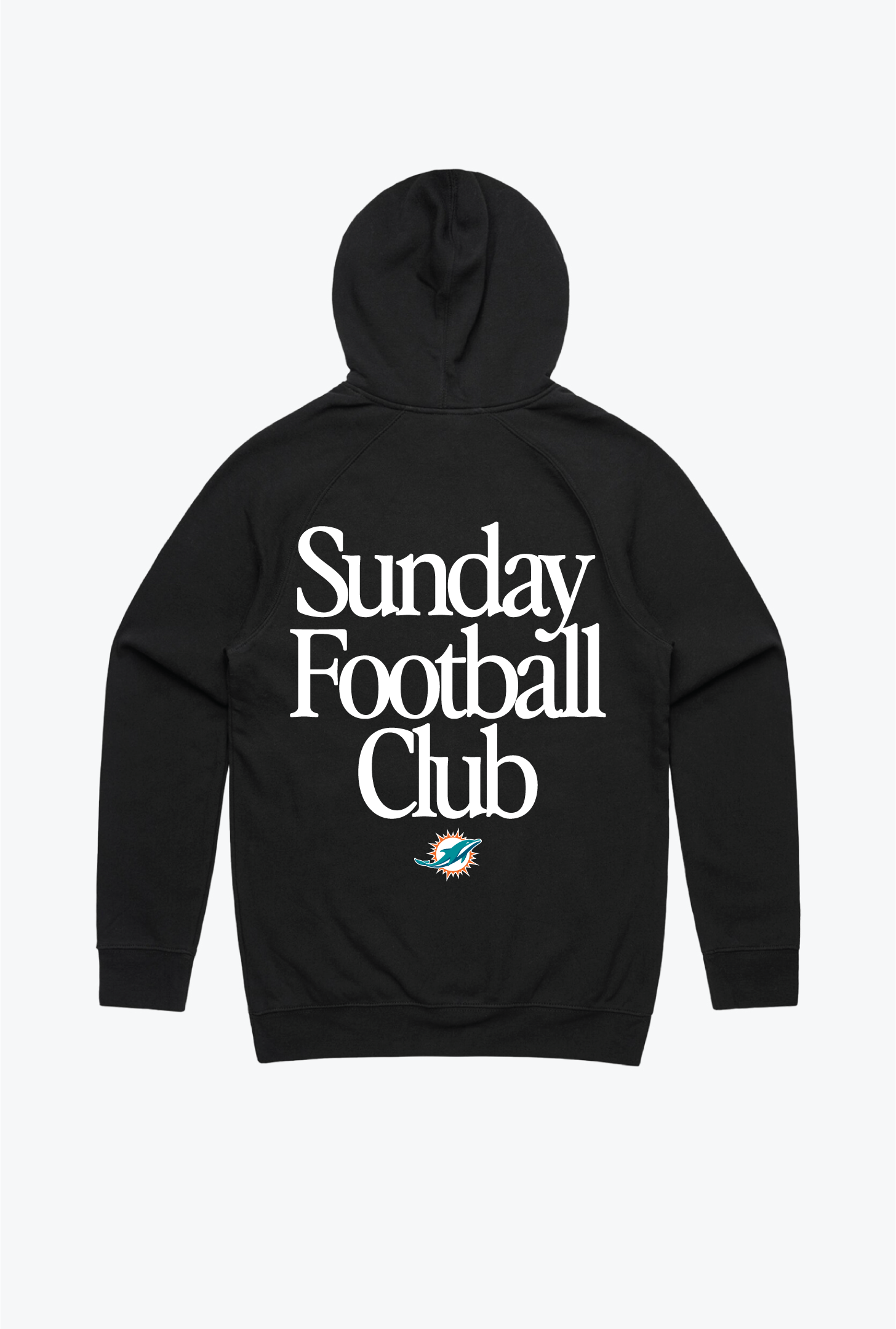 Miami Dolphins Sunday Football Club Hoodie - Black