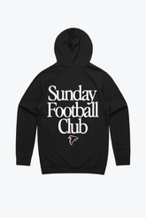 Atlanta Falcons Sunday Football Club Hoodie - Black