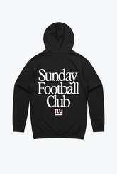 New York Giants Sunday Football Club Hoodie - Black