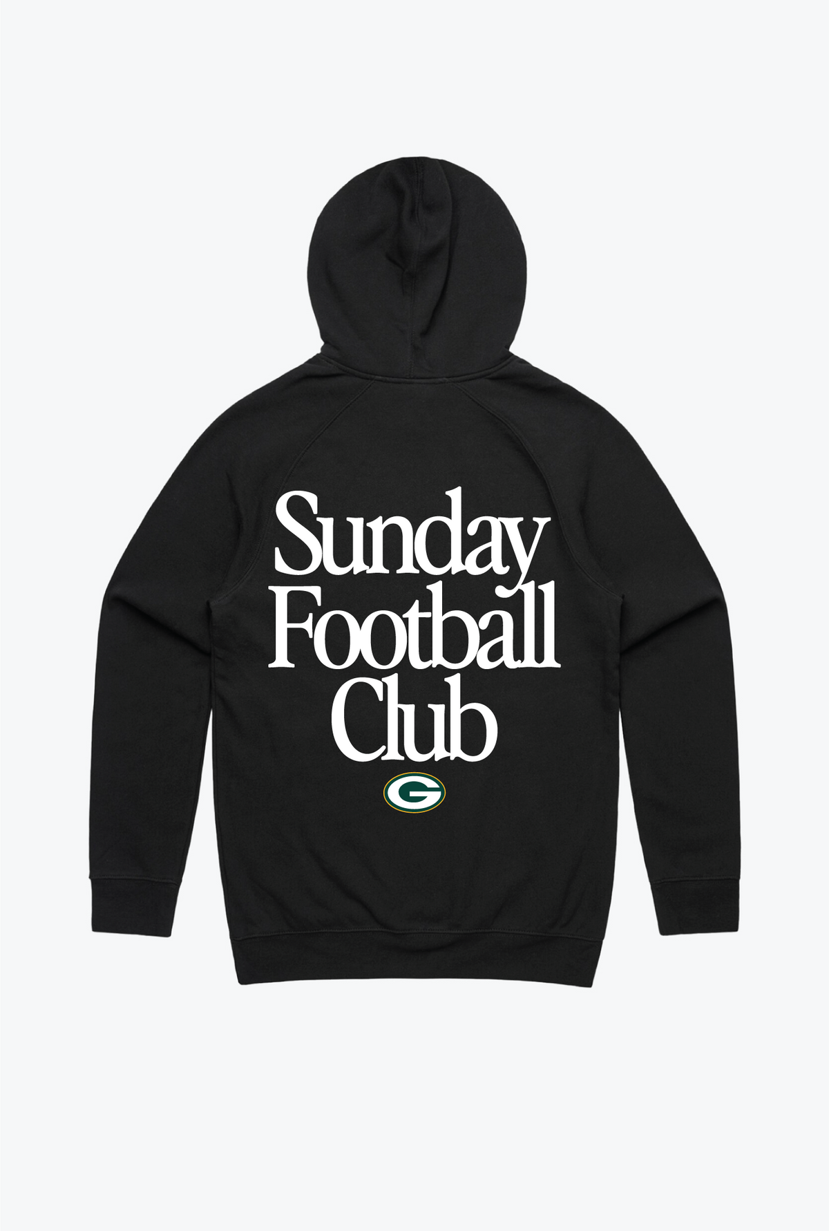 Green Bay Packers Sunday Football Club Hoodie - Black