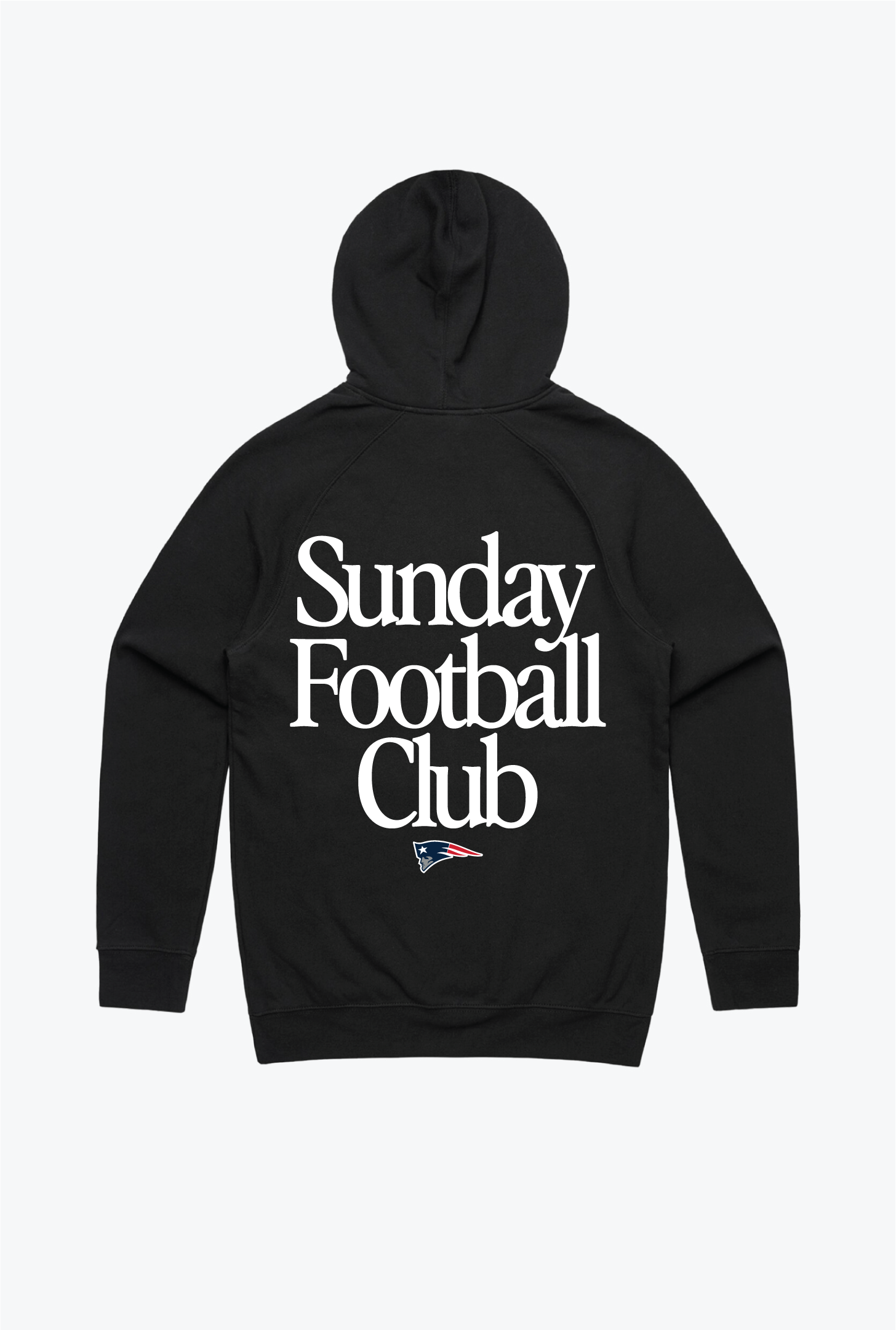 New England Patriots Sunday Football Club Hoodie - Black