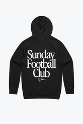 New England Patriots Sunday Football Club Hoodie - Black