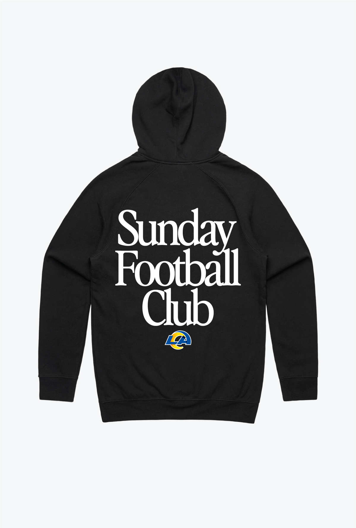 Los Angeles Rams Sunday Football Club Hoodie - Black