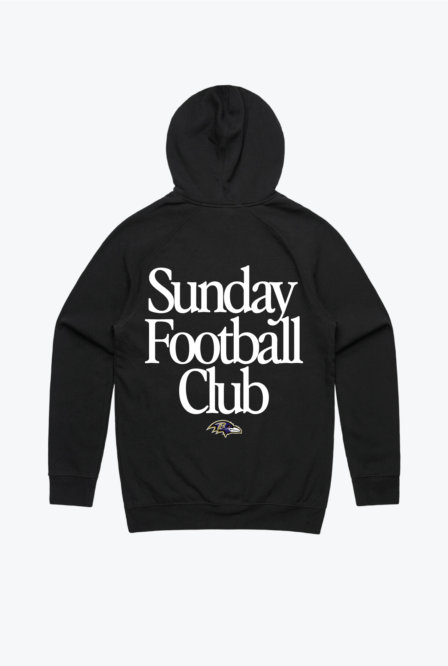 Baltimore Ravens Sunday Football Club Hoodie - Black