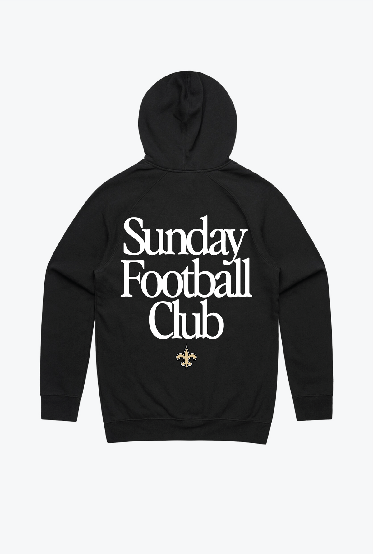 New Orleans Saints Sunday Football Club Hoodie - Black