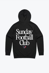 Houston Texans Sunday Football Club Hoodie - Black