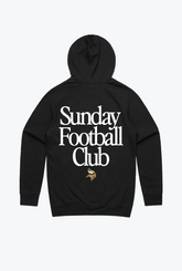 Minnesota Vikings Sunday Football Club Hoodie - Black